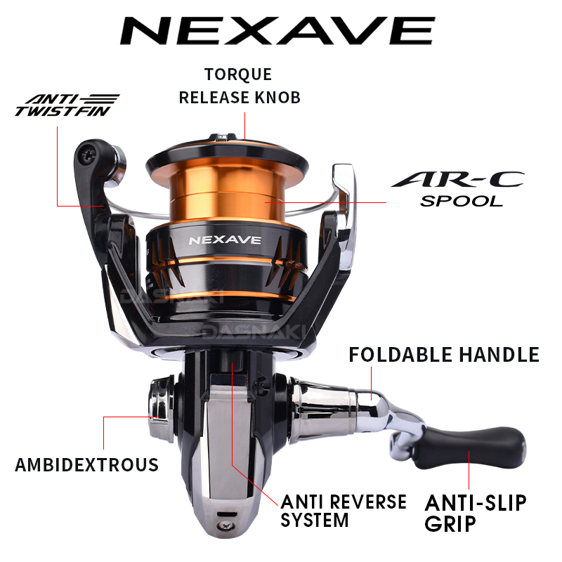 بكرة صيد شيمانو 2026 NEXAVE خف - مراجعة Daiwa Reel Bg وسعره